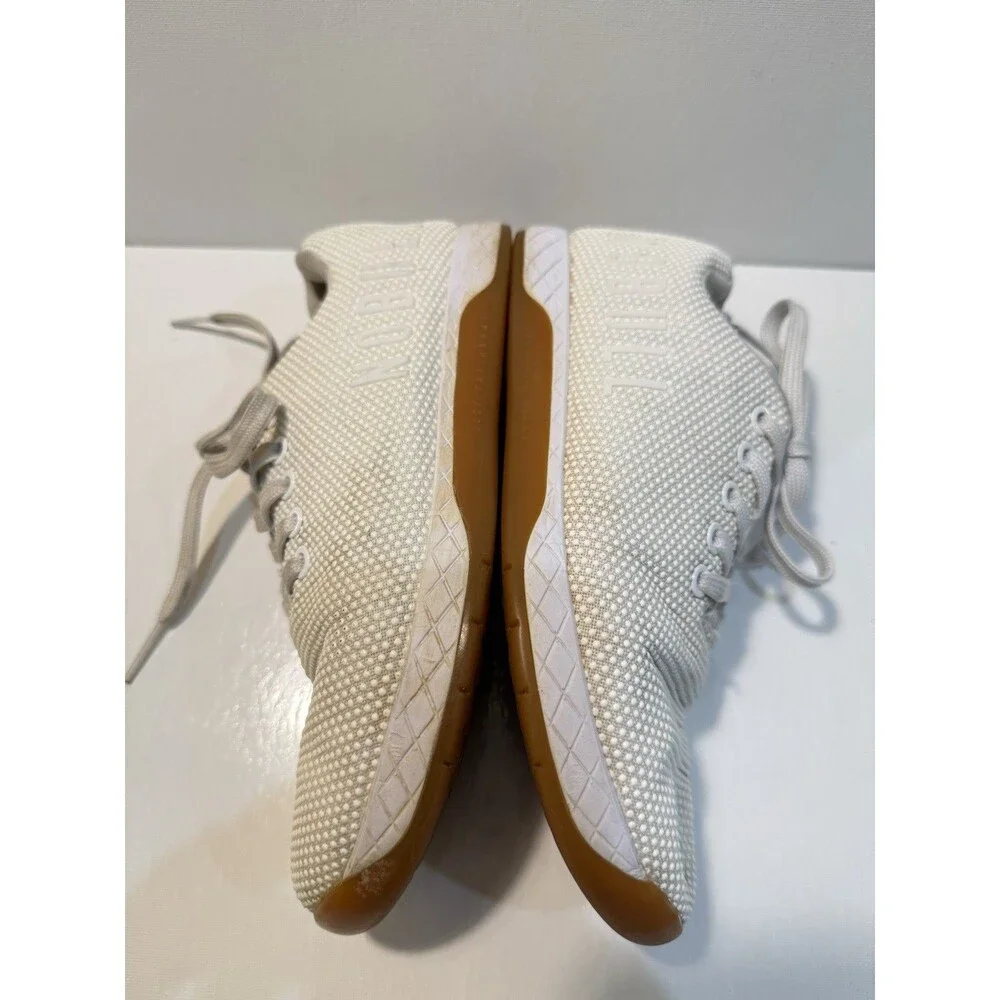 NOBULL Impact Superfabric Outwork Edge Trainer Women's 7 White Athletic Sneakers